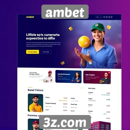 Interface do site Ambet melhora a experiência do usuário